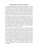 COMPORTAMIENTO DEL MERCADO INTERNACIONAL