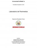 Laboratorio de Pavimentos Reporte de Resultados Proctor