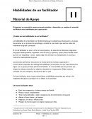 Habilidades de un facilitador