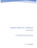 Trabajo práctico 1° Módulo Ingenieria Legal