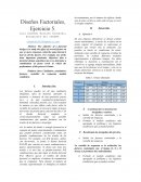 Reporte, diseños factoriales 2.0