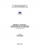 EMPRESA - INDUSTRIA – PLANEACIÓN DE LA CAPACIDAD TRABAJO DE INVESTIGACIÓN PLANTAS INDUSTRIALES