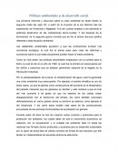 Políticas ambientales y de desarrollo social