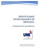 IDENTIFICANDO OPORTUNIDADES DE MERCADO