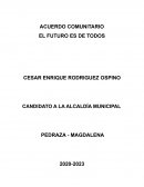 Acuerdo comunitario El futuro es de todos