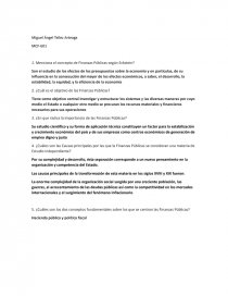 CUESTIONARIO FINANZAS. Página 1