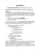 TALLER DE APLICACIÓN: PRESENTACIÓN DEL PRODUCTO