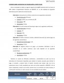 Informa de análisis de alternativas de financiación a corto plazo