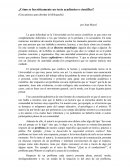 Guía práctica para abordar la bibliografía ¿Cómo se leecríticamente un texto académico o científico?