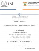 HISTORIA NATURAL DE LA ENFERMEDAD DE LA VARICELA