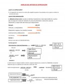 ANÁLISIS DEL MÉTODO DE DEPRECIACIÓN