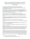 Herramientas de la gestión comercial. Seguimiento después de eventos o acciones comerciales