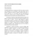 COVID-19 Y SECTOR FARMACEUTICO EN COLOMBIA