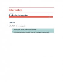 Clase 15 Tendencias informáticas. Página 1