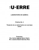 PRÁCTICA 3 TITULACIÓN DE UN ÁCIDO FUERTE CON UNA BASE FUERTE