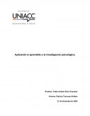 Aplicando lo aprendido a la investigación psicológica
