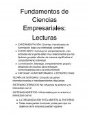 Fundamentos de Ciencias Empresariales