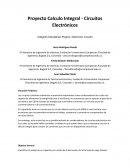 Proyecto Calculo Integral - Circuitos Electrónicos