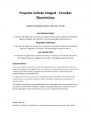 Proyecto Calculo Integral - Circuitos Electrónicos