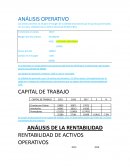 Analisis operativo