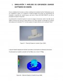 SIMULACIÓN Y ANÁLISIS DE ESFUERZOS USANDO SOFTWARE DE DISEÑO