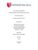 PSCOLOGIA ESCOLAR “FODA del Colegio ROOSVELELT”