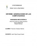 Generaciones de las computadoras