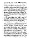 La economía social como propuesta para empleos más justos y sostenibles con relación al medio ambiente
