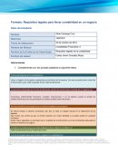 Formato: Requisitos legales para llevar contabilidad en un negocio