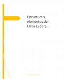 Estructura y elementos del clima laboral