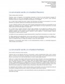 La comunicación escrita y la virtualidad (Resumen)