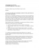 Antropología de las Técnicas CUESTIONARIO DE LA LECCIÓN