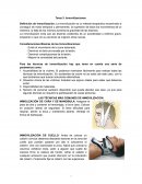 LAS TÉCNICAS MÁS COMUNES DE INMOVILIZACIÓN