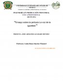 Ensayo sobre la película "La voz de la igualdad"