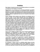 Campañas políticas en la actualidad, y la manera en la que influyen a la sociedad