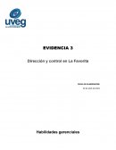 Dirección y control en La Favorita