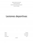 Lesiones deportivas