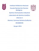 Laboratorio de Química Analítica Informe 5