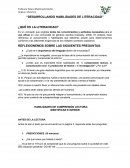 Desarrollando habilidades de literacidad