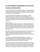 Las contraseñas compartidas son uno de los errores más frecuentes