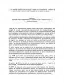 GESTIÓN POR COMPETENCIAS LABORALES: EL CAMINO HACIA LA PRODUCTIVIDAD