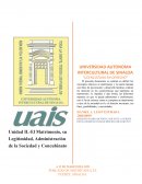 Unidad II.-El Matrimonio, su Legitimidad, Administración de la Sociedad y Concubinato