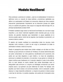 Modelo Neoliberal