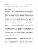 Ensayo sobre el bario 22 de Agosto