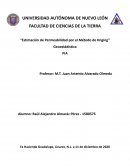 Estimación de permeabilidad por el método de Kriging. Geoestádistica