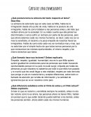 Carta de una inmigrante