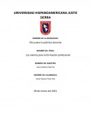 Los valores en la formación profesional