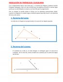 Resolución de triángulos