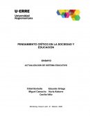 Actualizacion de sistema educativo