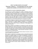 Libro “La intervención en lo social”